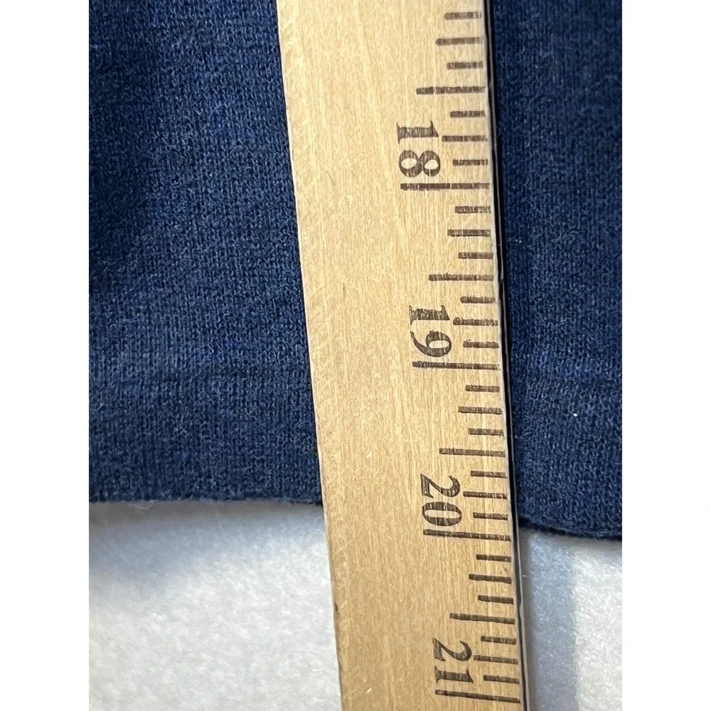 Polo Ralph Lauren Boys Navy Blue Fair Isle Snowflake Quarter Zip Pullover Size 8